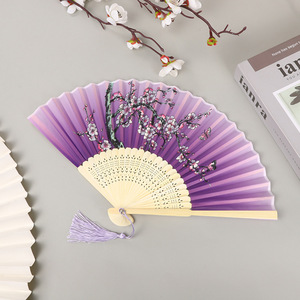 Gran oferta ventilador de mano de bambú para clima cálido regalo y decoración perfectos - Product Image 2