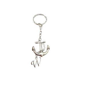 Creative Design Nautical Theme Wholesale Customized Logo Metal Nautical <b>Key</b> Ring Custom Crown Keychain Branded Souvenirs Gift - Product Image 1