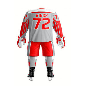 Uniformes de hockey sur glace pour hommes de haute qualité, prix imbattable, impression numérique, design personnalisé avec nom d'équipe OEM, ensembles de vêtements LEOCOR SPORTS - Product Image 6