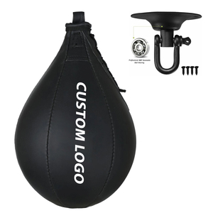 Sac de frappe de boxe en cuir PU de haute qualité, remplissage de sable, tissu Oxford résistant, personnalisable pour l'entraînement de fitness MMA - Product Image 1