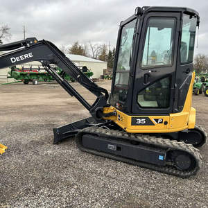 Meilleur prix sur les mini-excavatrices industrielles John Deere 50G neuves et d'occasion, machine de terrassement sur chenilles, composants essentiels moteur et boîte de vitesses Yanmar - Product Image 2