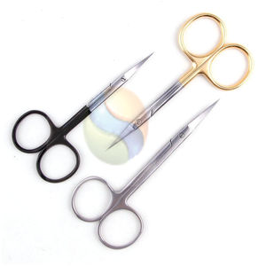 Ciseaux à cuticules de précision, outil de manucure en acier inoxydable, ciseaux à cuticules incurvés EliteEdge |   Ongles professionnels - Product Image 1