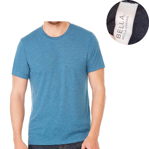 เสื้อยืดขายส่ง Bella Canvas 3001 เสื้อยืดแบบยูนิเซ็กซ์ เนื้อผ้านุ่ม เสื้อยืดพรีเมียมทรงพอดีตัว แขนสั้น ผ้าผสมสามส่วน - Product Image 3