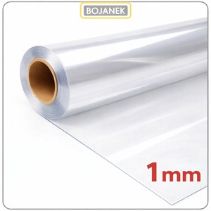 Película Protectora de PVC Transparente y Flexible de 1 mm, Vidrio Blando, Certificada para Contacto con Alimentos, Rollos Completos, Protección Doméstica para Cualquier Superficie - Product Image 1