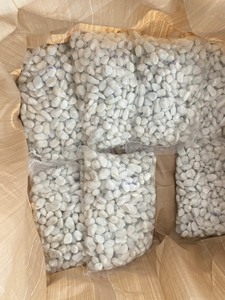 Piedra blanca como la nieve más vendida para jardín, guijarros caídos, piedra, fábrica de Vietnam - Product Image 4