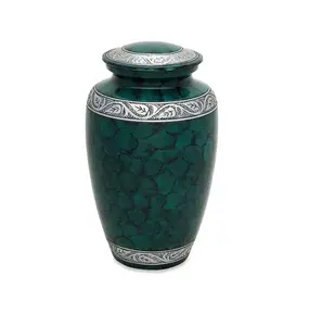 <b>Large</b> Adult Cremation Urn <b>Vase</b> Metal Memorial Funeral Urn for Human Ashes Adult Burial for Ashes - Product Image 5