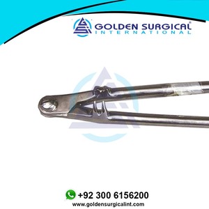 เครื่องถอนฟันม้าแบบ 4 ง่าม สำหรับฟันกรามล่าง พร้อมแกน - คีมถอนฟันกรามล่างทำจากสแตนเลสอย่างดี แข็งแรงทนทาน - Product Image 3