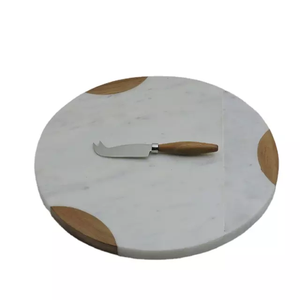 Picadora de madera hecha a mano con herramientas de queso, tabla de cortar de buen Material para restaurante, Hotel, hogar, regalo de negocios - Product Image 4