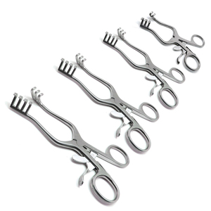 ผู้ผลิตมืออาชีพผลิตเครื่องมือผ่าตัดแบบใช้มือ Weitlaner Retractor ทำจากสแตนเลส ได้รับการรับรองมาตรฐาน CE ราคาโรงงาน - Product Image 1