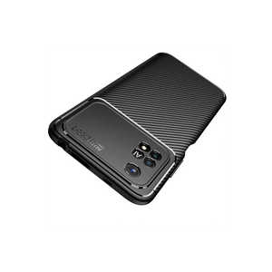 JoieCreatif Negro Series Coque en silicone de qualité supérieure antichoc pour Poco M4 Pro 4G et Redmi 10C - Bleu foncé - Product Image 3