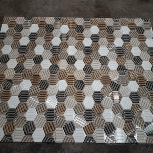 Carreaux muraux numériques en céramique 30x60 cm (12x24 pouces) pour salle de bain et cuisine, 300 MM X 600 MM, brun WILED HL-1 - Product Image 5