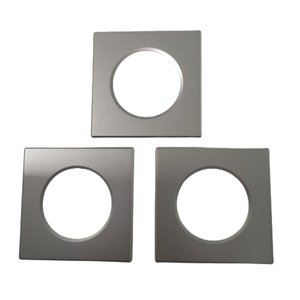 3 pezzi coperchi quadrati in argento per FP8705W faretti a LED-illuminazione/faretto da incasso - Product Image 1