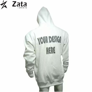 Sudadera con capucha de cara completa informal de gran tamaño para hombre con logotipo de rizo francés de algodón grueso personalizado del fabricante para invierno ecológico - Product Image 2