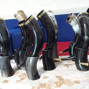 Handicrafts Home Buffalo Mug Horn Shave <b>Bowl</b> Lathering up <b>Shaving</b> Soap Cup <b>Bowls</b> Drinking Mug Made in India - Product Image 3