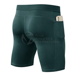 Vente en gros de shorts de compression pour hommes avec logo personnalisé, meilleure vente de shorts de compression d'entraînement avec élastique de confort - Product Image 3