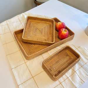 Plateau de service en mosaïque en marbre avec incrustation de nacre Décoration de table à manger Boho moderne Cadeau de maison rustique - Product Image 5