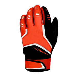Gants de frappe en cuir véritable de dernière génération en gros, gants de baseball respirants, gants de frappe de softball avec logo personnalisé - Product Image 4