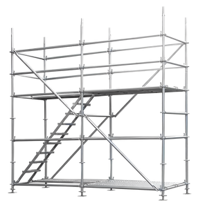 Planche d'escalier en acier Q235 HDG, haute capacité de charge, perforée, pour passerelle de sécurité, pour échafaudage Ringlock EN12810, prix usine - Product Image 6