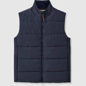 Custom Logo down Puffer Vest for Men and Women Lightweight Winter Wind Breaker <b>Waistcoat</b> with Pocket High Quality - Product Image 1