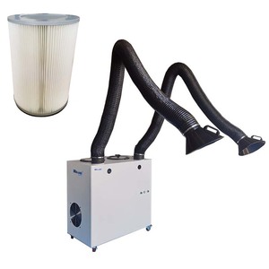 Collecteur de poussière de soudage mobile économique à double moteur et double bras / <span class=keywords><strong>extracteur</strong></span> de fumée de soudage - Product Image 1