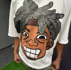 Camiseta personalizada de alta calidad de gran tamaño Boxy Fit, camiseta de Hip Hop recortada con hombros caídos sin costuras para hombres y mujeres - Product Image 4