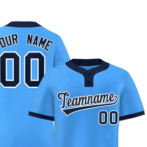 Camisetas de Béisbol Sublimadas de Alta Calidad, Transpirables y de Secado Rápido, con Logotipo Personalizado y Nuevo Diseño para el Nombre del Equipo - Product Image 3