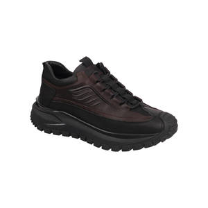 Best Sell M434 Men Genuine <b>Leather</b> Trekking Shoes Anti Slip Rubber Sole for Wholesale - Product Image 3