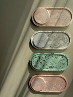 Sous-verres en marbre au design moderne et élégant pour tables basses, forme en pierre naturelle, motifs personnalisés pour boissons chaudes/froides