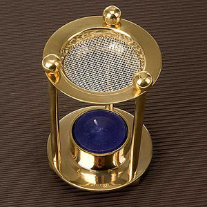 Brûleur d'encens en laiton pour utilitaires de parfumerie, appareil religieux, fournitures d'église, plaqué or, écologique, bois de santal indien, encens - Product Image 2