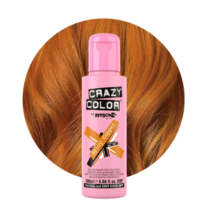 Tinta per Capelli Semipermanente Crazy Color Spicy Copper, Vegana, Senza Ammoniaca, Colore Rosa a Lunga Durata - Product Image 1