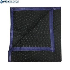 Vaibhav ผ้าห่มลายทะเลสีทึบลายทางไม่ทอป้องกันเฟอร์นิเจอร์ - Product Image 2