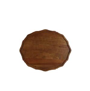 Meilleure vente d'assiettes de chargeur antiques décoratives en bois naturel fini élégant assiettes de chargeur en bois de couleur pure rondes faites à la main - Product Image 5