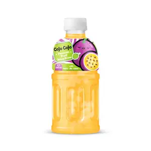 320ml Cojo Cojo succo di frutto della passione bevanda con Nata De Coco senza zuccheri aggiunti imballaggio personalizzato all'ingrosso