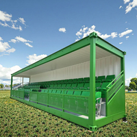 Conteneur de tribune de football durable pour événements publics en plein air, conteneur de tribune de football, Irlande, Royaume-Uni, Europe
