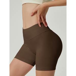 Short taille haute à séchage rapide pour femme avec technologie extensible dans les 4 sens pour les activités quotidiennes et sportives - Product Image 2