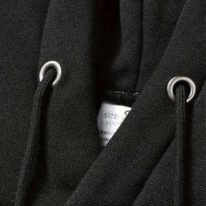 Sweatshirts à capuche noirs pour hommes-Streetwear décontracté, polyester polaire, coupe régulière avec poches, idéal pour l'automne/hiver - Product Image 3