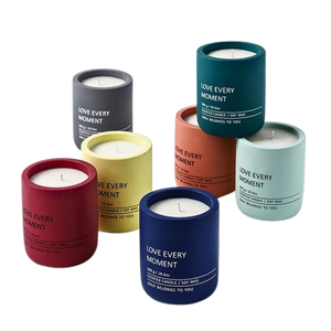 เทียนหอมเซรามิกทรงกระบอกแบบกำหนดเองเทียนผสมปาล์มขี้ผึ้งออกแบบได้ตามต้องการราคาโรงงานผลิตในเวียดนามตกแต่งบ้าน - Product Image 6