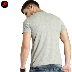 เสื้อยืดคอกลมสำหรับผู้ชายเสื้อฟิตเนสลำลองสีพื้นระบายอากาศ - Product Image 4
