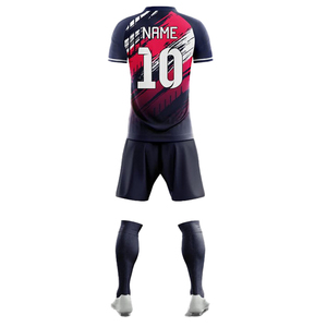 Vêtements de football pour hommes de haute qualité entièrement personnalisés Tissu respirant Logo à haute impression Jeunes et adultes Fourniture d'usine de conception OEM - Product Image 3