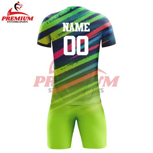 Camiseta de fútbol personalizable Camiseta de fútbol personalizada Kit de uniforme de entrenamiento de poliéster duradero Uniforme de fútbol - Product Image 2