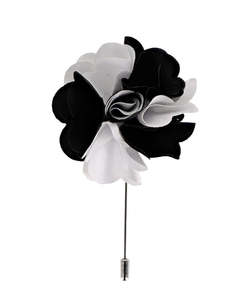 Épingle de revers unisexe à fleurs en satin multicolore Mode quatre saisons Unique Mardi Gras Pinces à cravate et barrettes à vêtements - Product Image 6