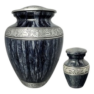 Recién llegado, urnas de cremación de Metal de estilo clásico, recuerdo de cenizas funerarias de talla completa moderna para adultos, caja funeraria de talla completa - Product Image 2