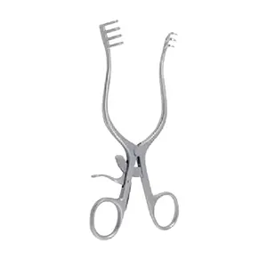 Rétracteur Weitlaner 11,5 cm, 2 x 3 pointes mues, en acier inoxydable allemand, instruments de chirurgie plastique. - Product Image 5