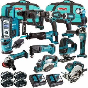 ชุดเครื่องมือ Makita LXT1500 18-V ใหม่แกะกล่อง ชุด LXT Lithium-Ion 15 ชิ้น เครื่องมือไฮดรอลิกอื่นๆ สว่านไร้สาย - Product Image 3