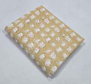 ผ้าฝ้าย100% บล็อกมือพิมพ์ลาย jaipur มรดกทางวัฒนธรรมแบบดั้งเดิมเป็นมิตรกับสิ่งแวดล้อม - Product Image 4