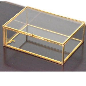 Brass & Acrylic <b>Jewelry</b> Box with Heart Shaped 100% Real Brass and Acrylic <b>Jewelry</b> <b>Storage</b> Box at Wholesale Price - Product Image 2