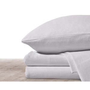Ensemble de draps plats et ajustés en flanelle brossée douce, taille King, 6 pièces, style uni pour la maison - Product Image 2