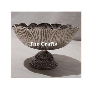 Tazón para Servir Aperitivos de la Mejor Calidad en Aluminio Color Plata, Tazón para Chocolate con Soporte para Uso en el Hogar y Hoteles - Product Image 5