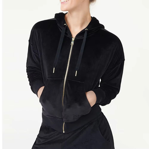 Conjunto de Ropa Casual Ecológica de Dos Piezas para Mujer, de Algodón de Alta Calidad, con Cierre, Top Hueco Personalizado y Pantalones Cortos Largos Acampanados - Product Image 2