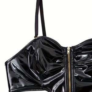 Sujetador de Cuero Personalizado para Mujer, Talla Grande, Ligero, de Alta Sujeción, Corte Moderno, Cómodo para Uso Diario, con Logotipo Frontal - Product Image 3